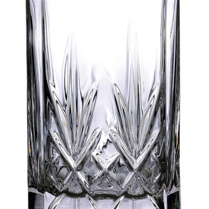 Marquis by Waterford Maxwell Crystal Decanter Set with 4 Rocks Glasses lifetime engraving