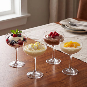 Marquis By Waterford Moments Coupe Glasses, 9oz, Set of 4 lifetime engraving