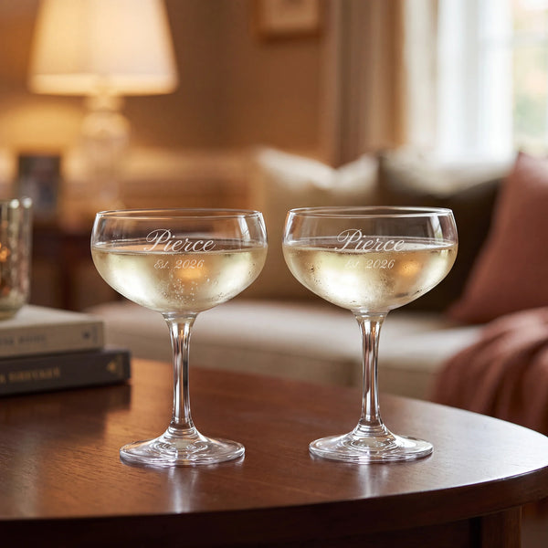 Marquis By Waterford Moments Coupe Glasses, 9oz, Set of 4 lifetime engraving