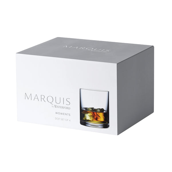 Marquis by Waterford Moments Double Old Fashioned Glasses, 13oz, Set of 4
