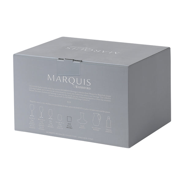 Marquis by Waterford Moments Double Old Fashioned Glasses, 13oz, Set of 4