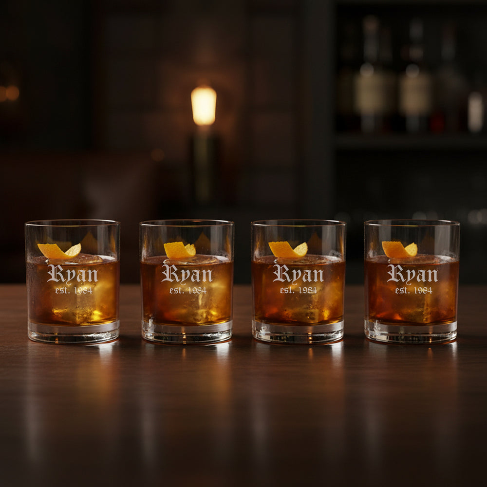 Marquis by Waterford Moments Double Old Fashioned Glasses, 13oz, Set of 4