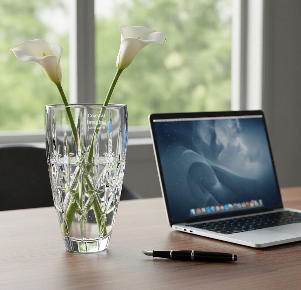 Marquis by Waterford Sparkle Vase, 9"