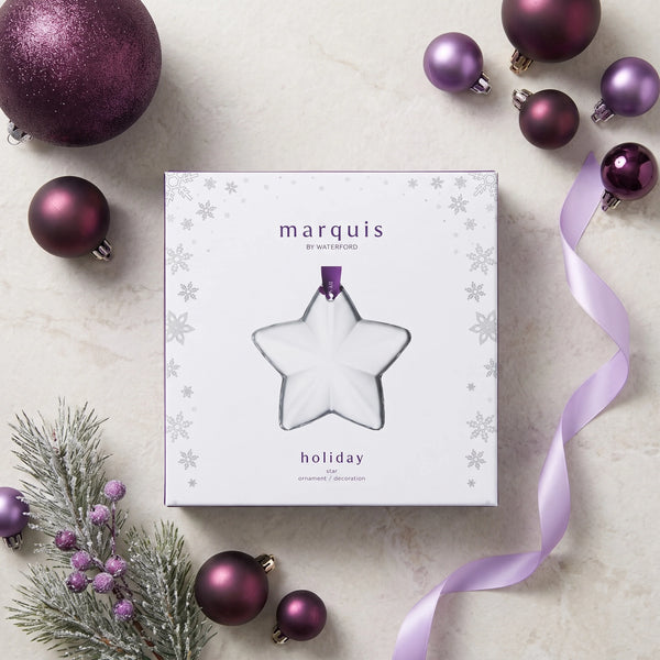 Marquis By Waterford Star Ornament lifetime engraving