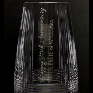 Marquis by Waterford Vector Bud Vase lifetime engraving