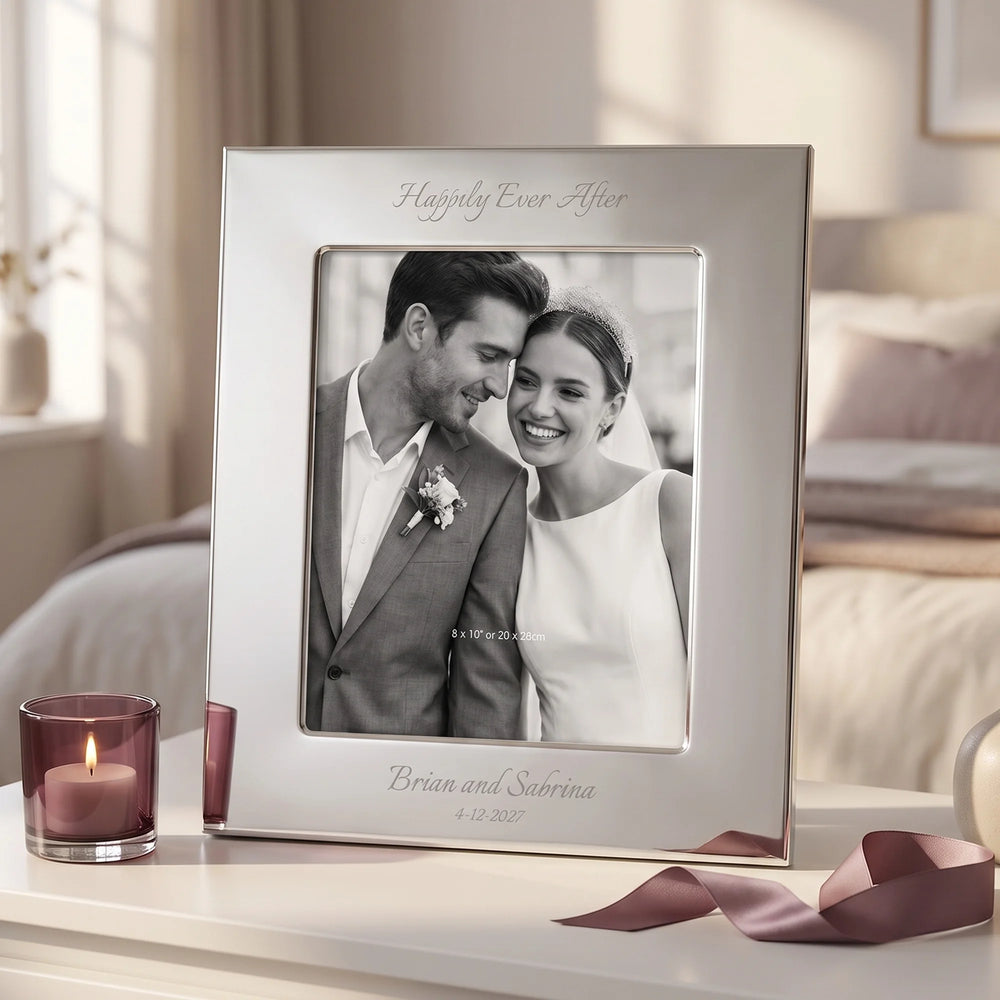 Memorra Pure 8x10 Picture Frame lifetime engraving