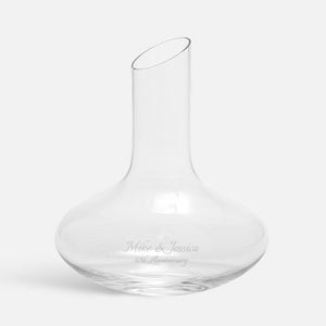 Orrefors Enjoy Crystal Wine Carafe, 33.8oz lifetime engraving