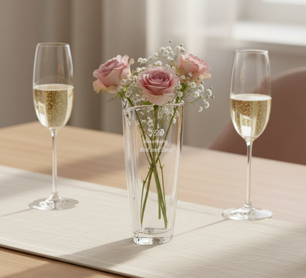 Orrefors Heart Vase Large, 10"