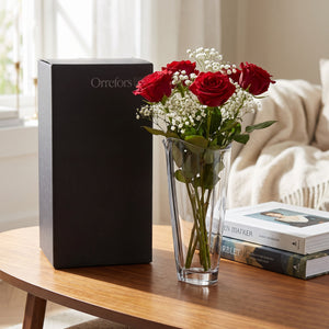 Orrefors Heart Vase Large, 10"