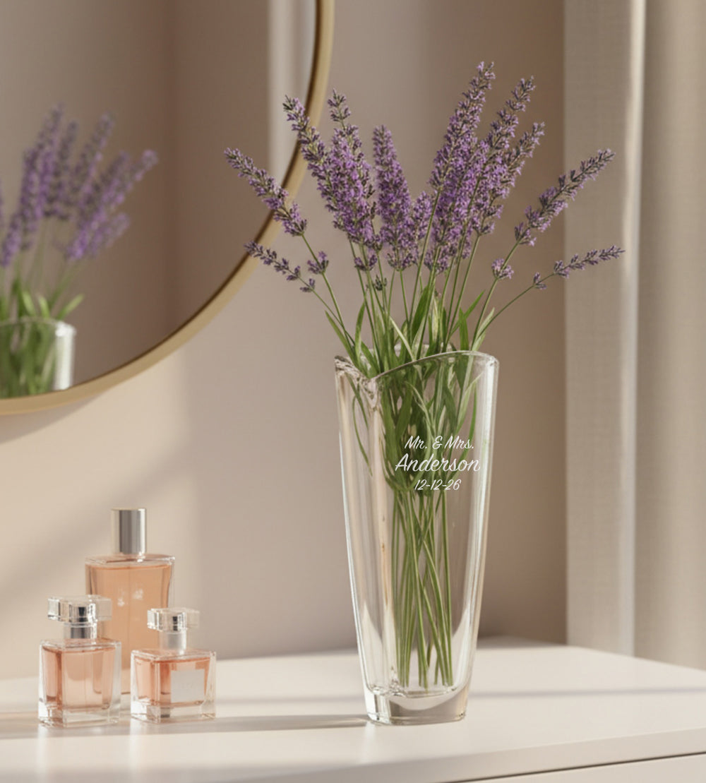 Orrefors Large Heart Vase, 10"