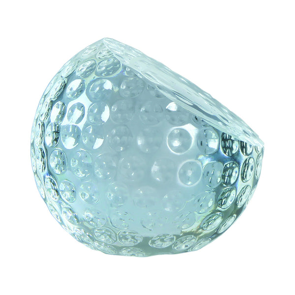 Ravanox Crystal Golf Ball Paperweight, 3" lifetime engraving