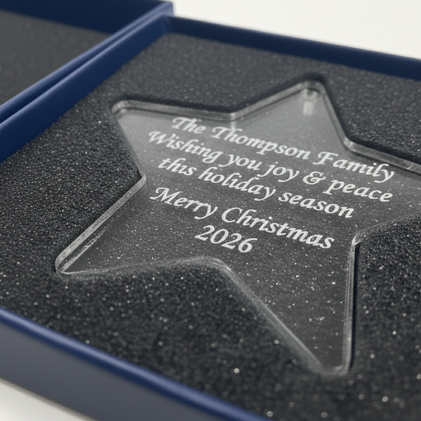 Ravanox Crystal Star Ornament 3"