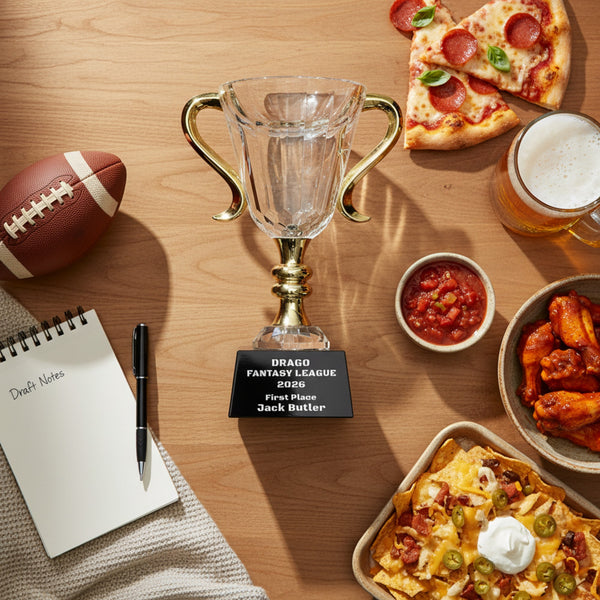 Ravanox Crystal Trophy Cup, 8 1/2"