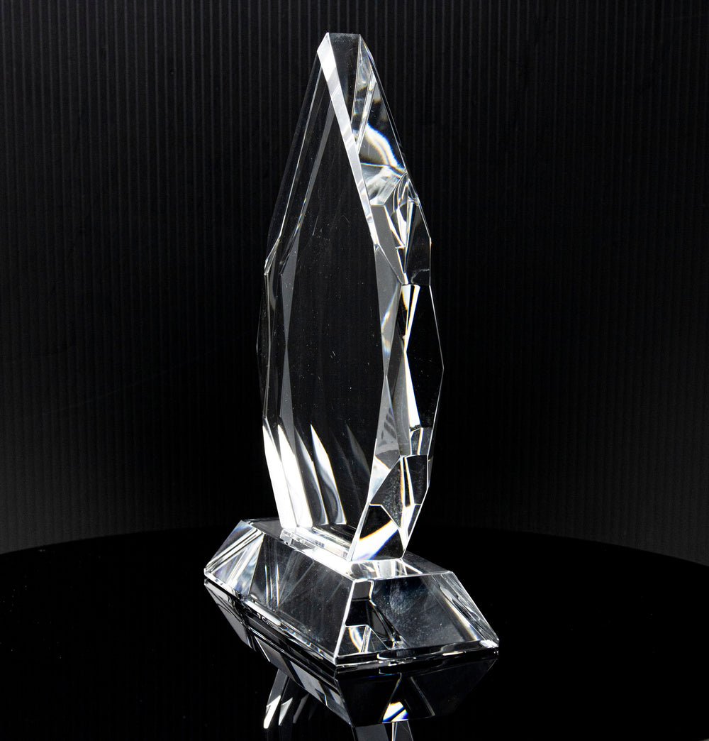 Ravanox Diamond Crystal with Our Greatest Appreciation Award, 7" lifetime engraving