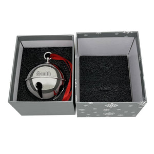 Ravanox Sleigh Bell Ornament lifetime engraving