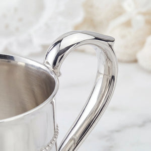 Reed and Barton Royal Bead Silverplate Baby Cup, 4oz