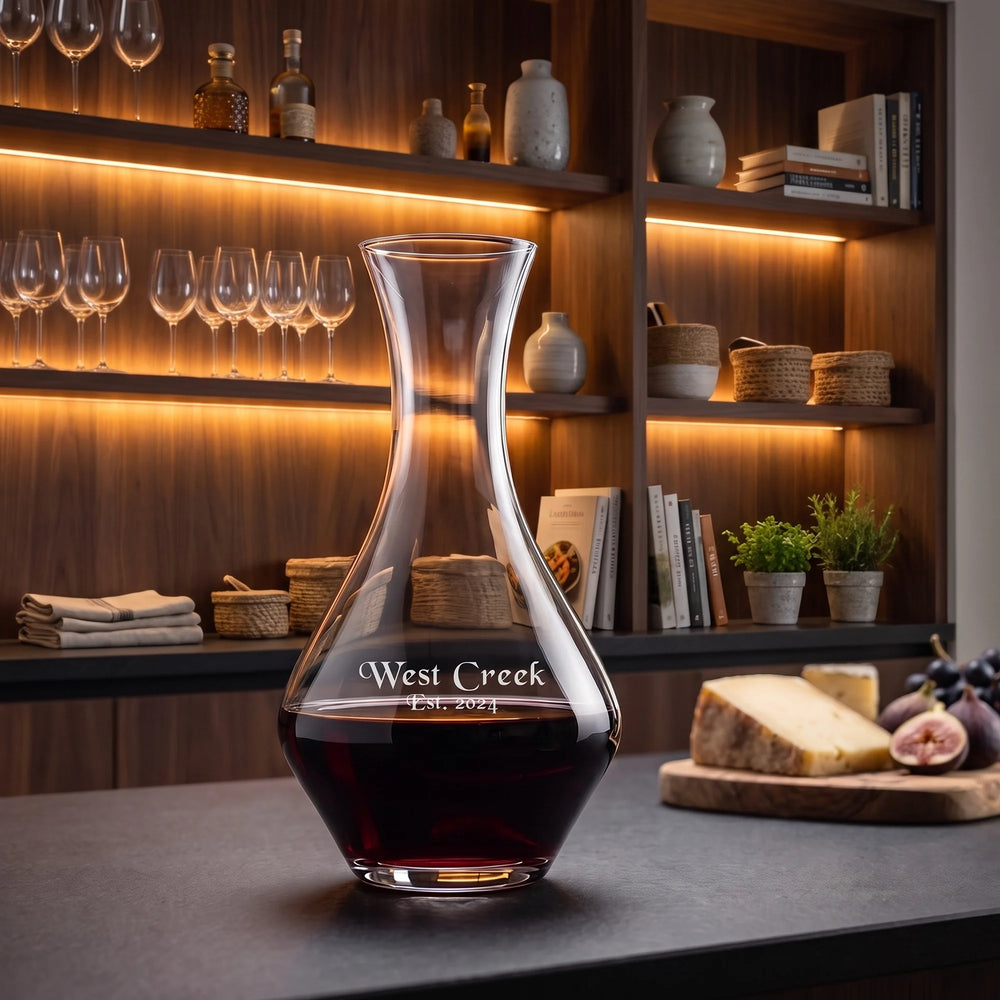 Riedel Cabernet Decanter, 25oz lifetime engraving