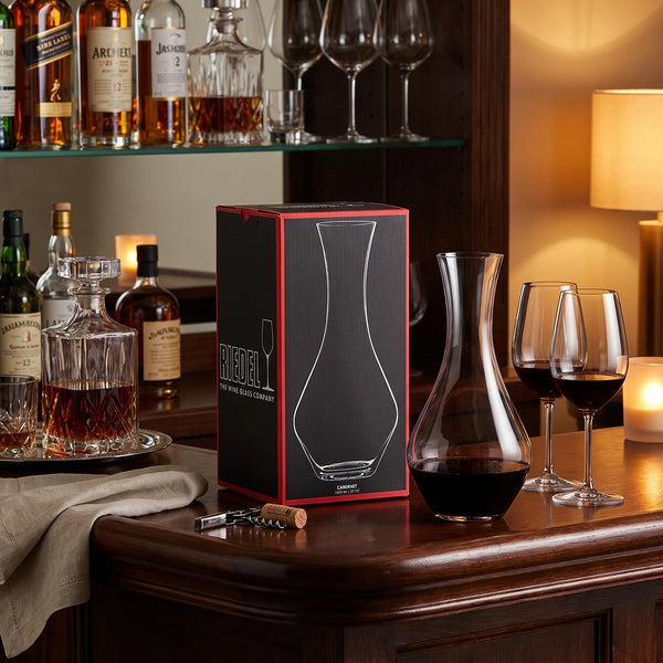 Riedel Cabernet Decanter, 25oz lifetime engraving