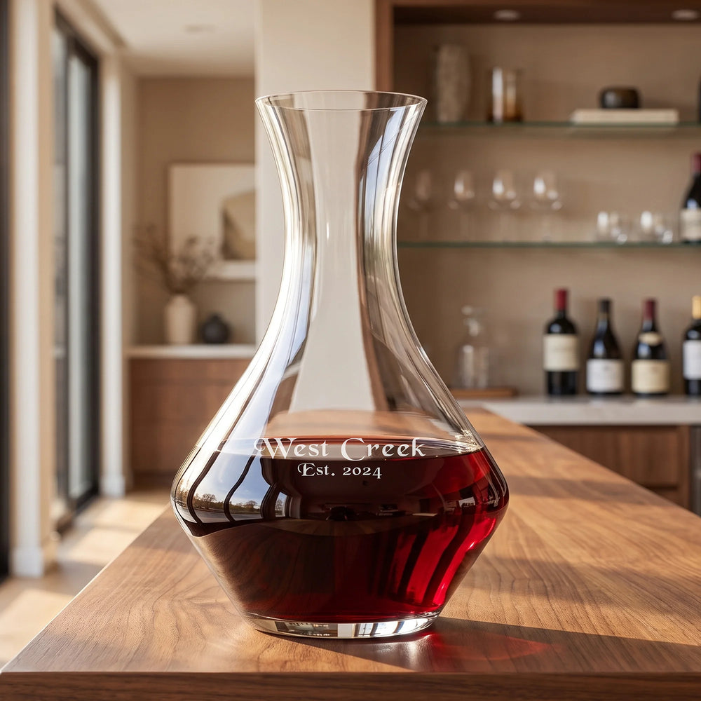 Riedel Cabernet Decanter, 25oz lifetime engraving