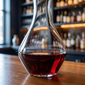 Riedel Cabernet Magnum Decanter, 57oz lifetime engraving