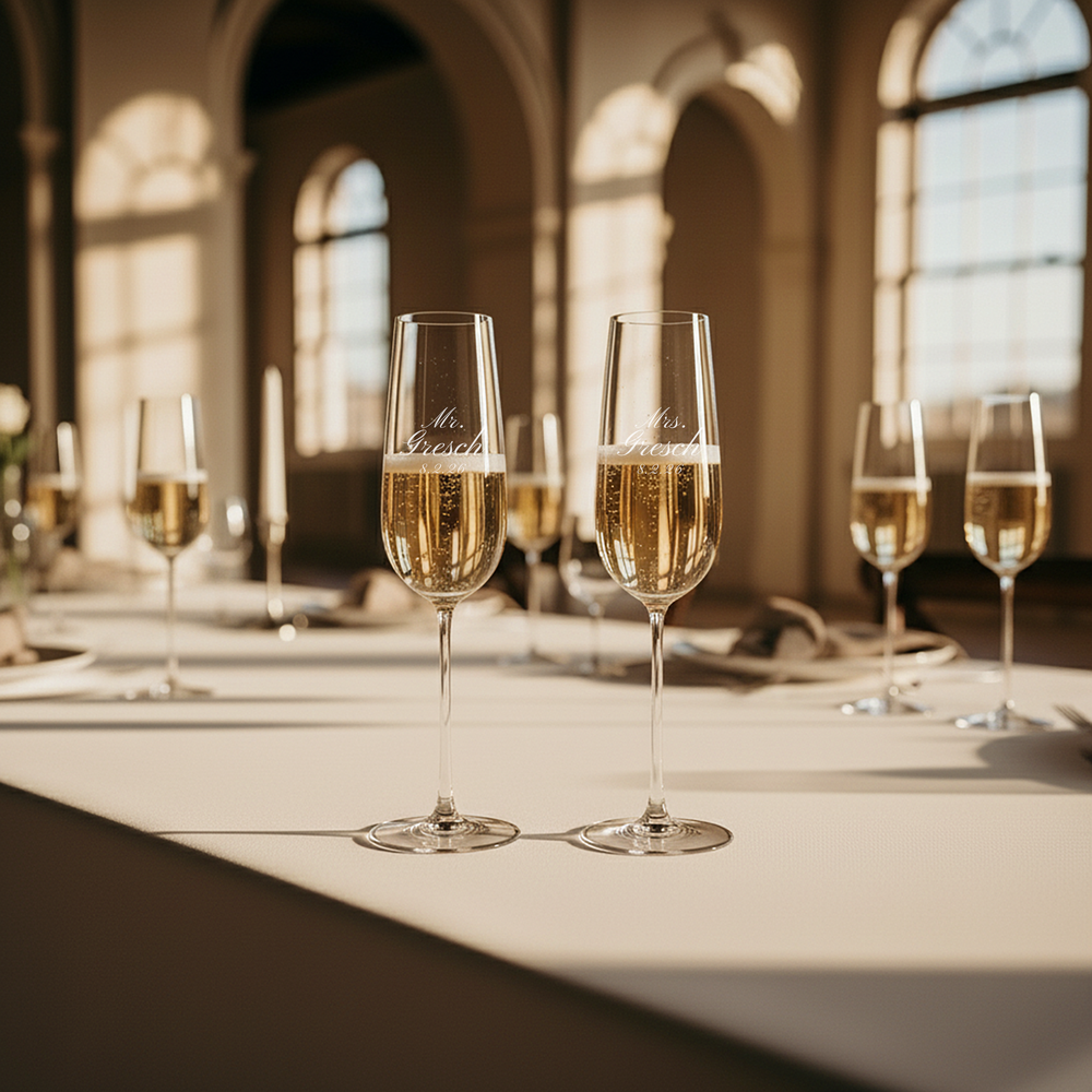 Riedel Champagne Flutes, 8oz, Set of 2