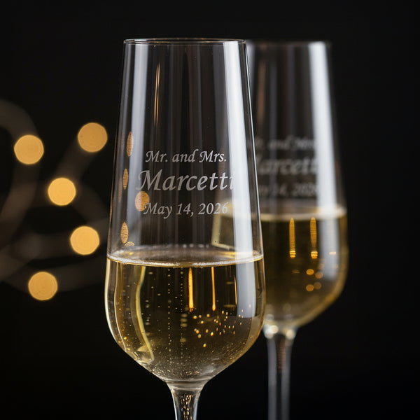 Riedel Grape Champagne Flutes, 8oz, Set of 2