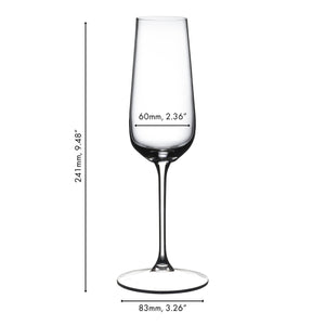 Riedel Grape Champagne Flutes, 8oz, Set of 2