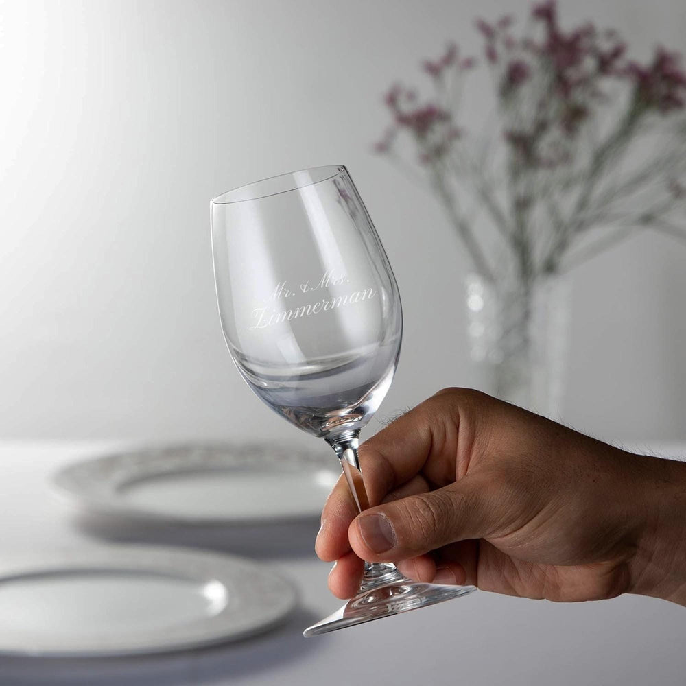 Riedel Ouverture White Wine Glasses, Set of 2 lifetime engraving