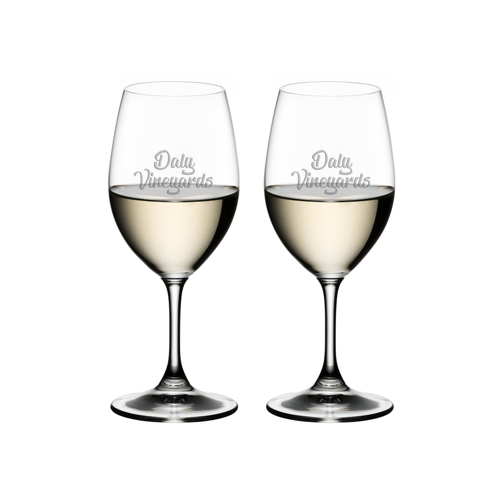 Riedel Ouverture White Wine Glasses, Set of 2 lifetime engraving