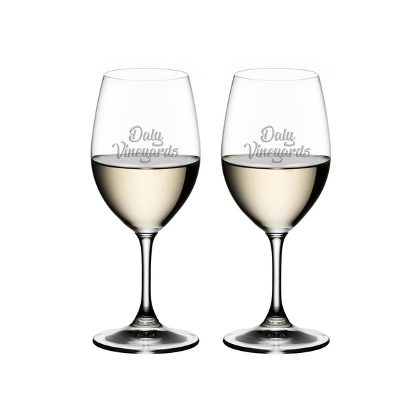 Riedel Ouverture White Wine Glasses, Set of 2 lifetime engraving