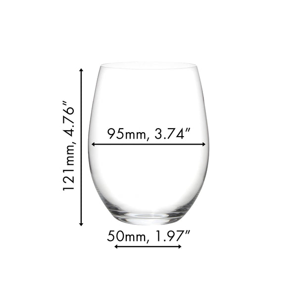 Riedel The O Cabernet/Merlot Wine Tumblers, 22oz, Set of 2