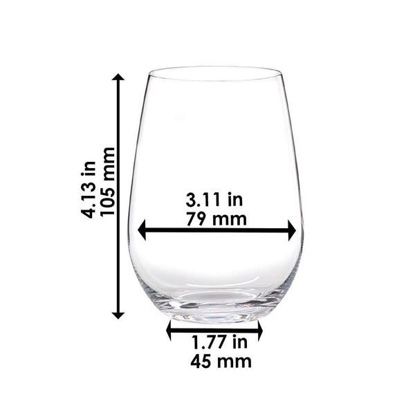 Riedel The O Wine Tumbler O to go White Wine lifetime engraving