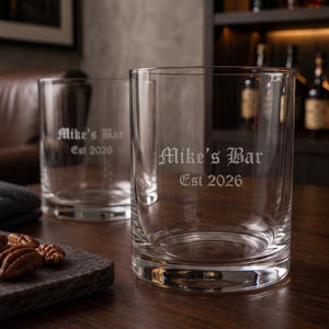 Riedel The O Wine Tumbler Whisky H2O Glasses, 15oz, Set of 2 lifetime engraving