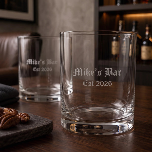 Riedel The O Wine Tumbler Whisky H2O Glasses, 15oz, Set of 2 lifetime engraving