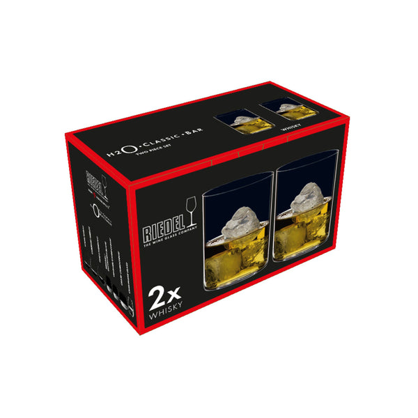 Riedel O 15oz Crystal Whisky Tumblers, Set of 2 lifetime engraving