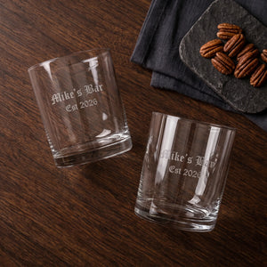 Riedel The O Wine Tumbler Whisky H2O Glasses, 15oz, Set of 2 lifetime engraving