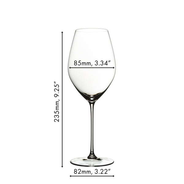 Riedel Veritas 15.69oz Champagne Glasses, Set of 2 lifetime engraving