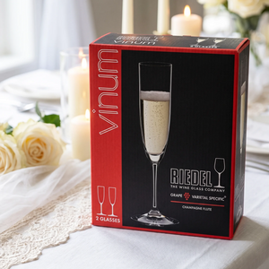 Riedel Vinum Champagne Flutes, 5.5oz, Set of 2