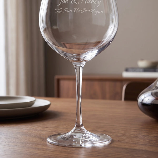 Riedel Vinum Pinot Noir Wine Glasses, 24oz, Set of 2 lifetime engraving