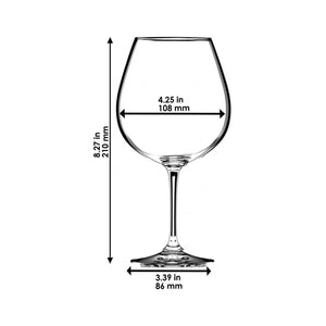 Riedel Vinum Large 24oz Wine Glasses, Set of 2 lifetime engraving