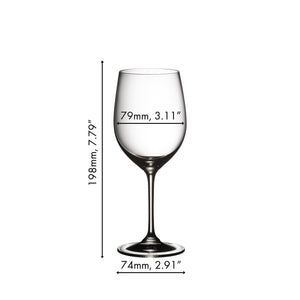 Riedel Vinum Viognier Chardonnay Wine Glasses, Set of 2 lifetime engraving