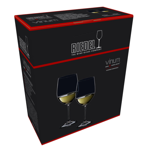 Riedel Vinum Viognier Chardonnay Wine Glasses, Set of 2 lifetime engraving