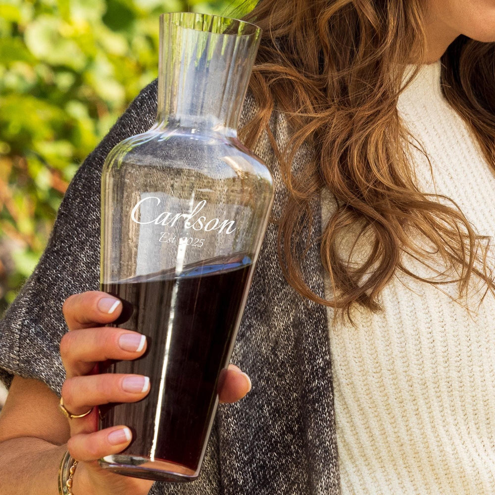 Riedel Wine Friendly Crystal Decanter lifetime engraving