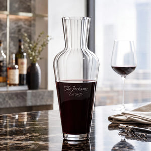 Riedel Wine Friendly Decanter, 25oz lifetime engraving