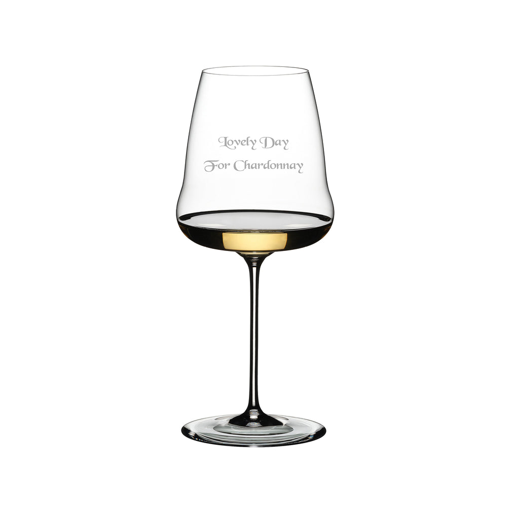 Riedel Winewings Chardonnay Wine Glass, 24oz, Single