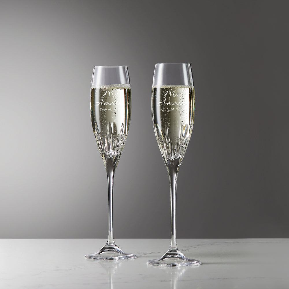 Vera Wang Wedgwood Duchesse Champagne Flutes, 7oz, Set of 2