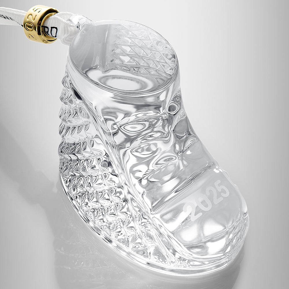 Waterford 2025 Edition Baby's First Boot Ornament lifetime engraving