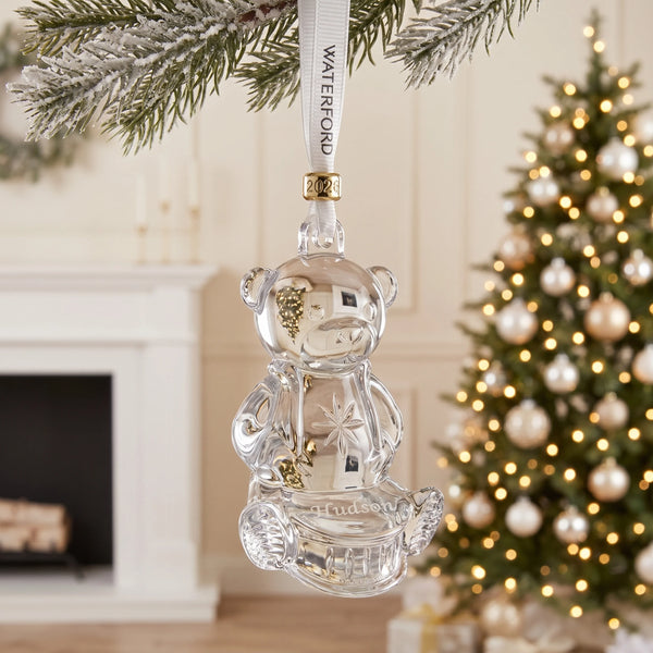 Waterford 2026 My First Bear Ornament lifetime engraving