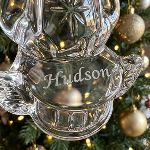 Waterford 2026 My First Bear Ornament lifetime engraving