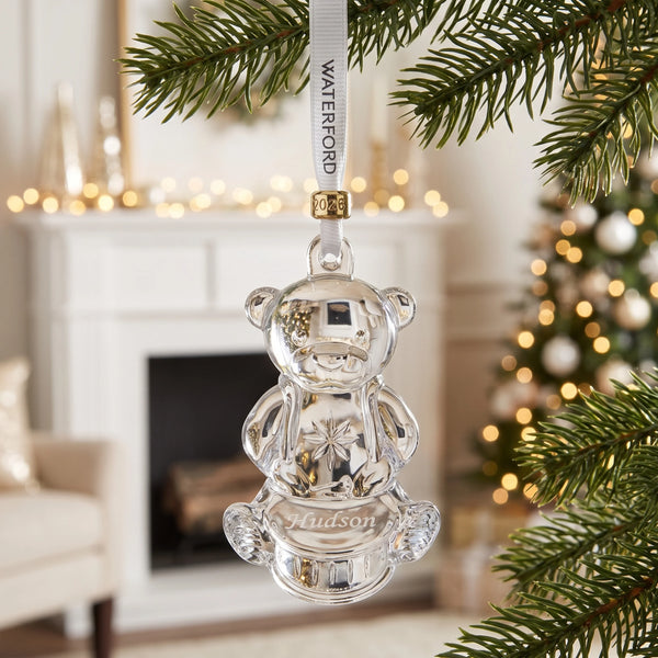 Waterford 2026 My First Bear Ornament lifetime engraving
